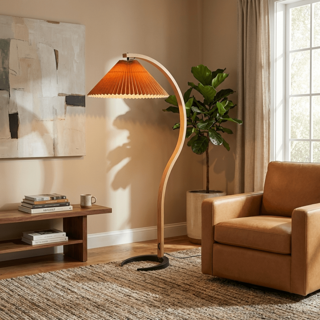 Nordic Curved Floor Lamp view 4