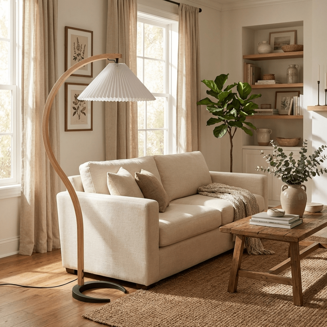 Nordic Curved Floor Lamp view 6