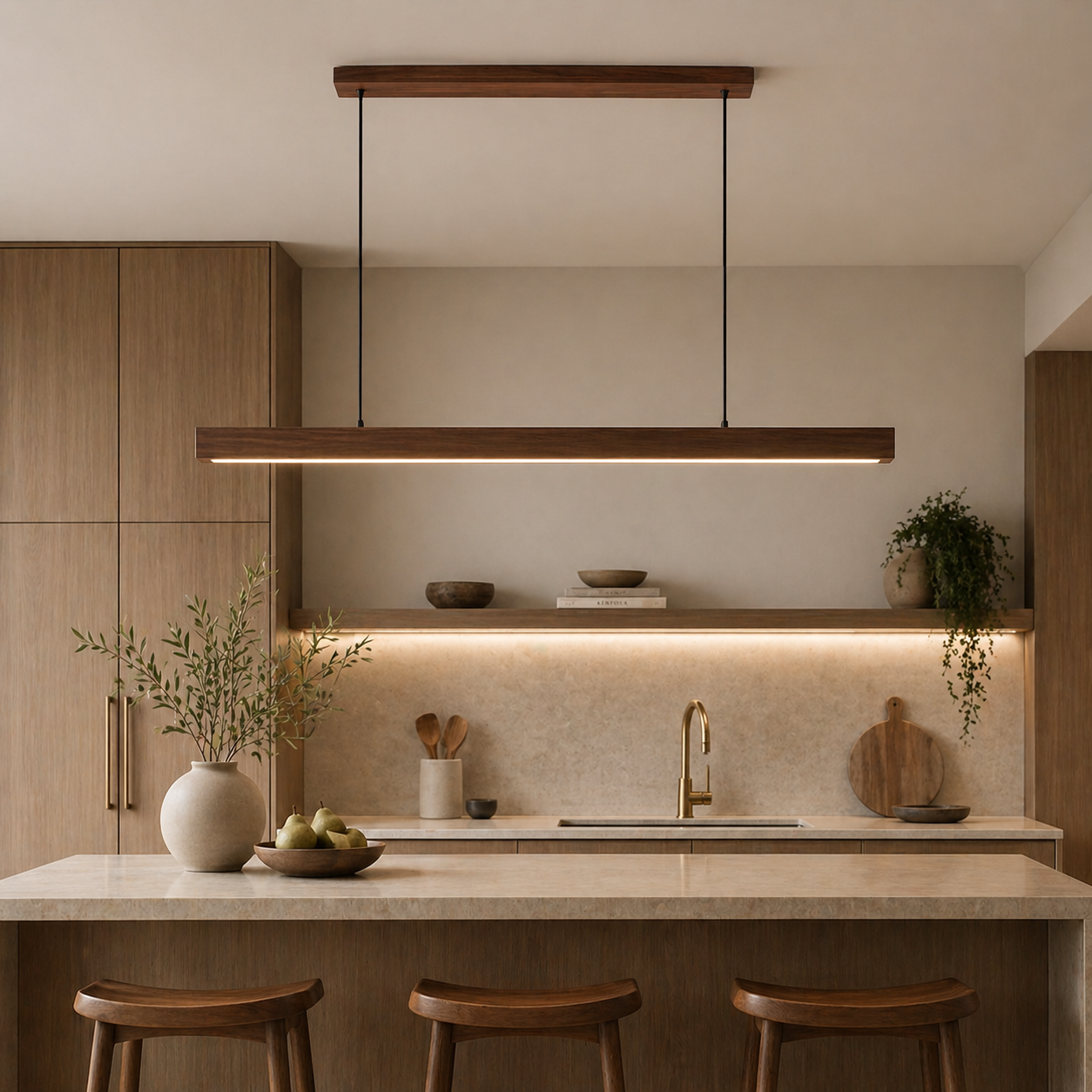 Timber Linear Pendant view 4